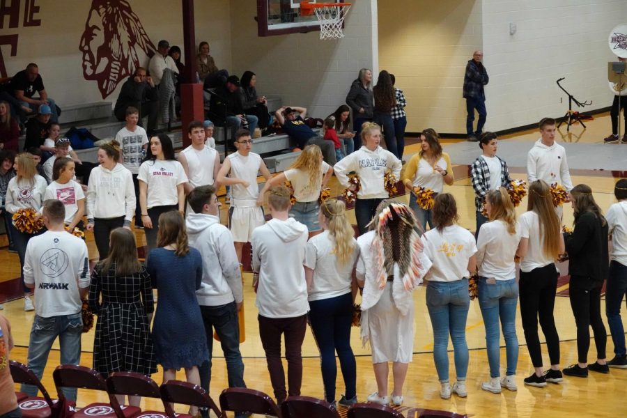 PEPPY%3A+Pep+Club+members+show+up+in+force+to+support+the+Braves+at+home+vs+Evanston.