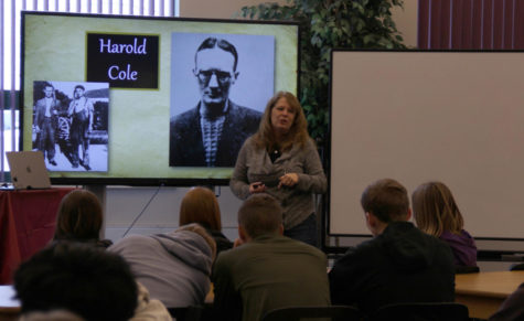 HISTORICAL: Author Jennifer Nielson speaks with freshman and sophomore students about the way she brings history to life in her books. It doesnt take much to get me into a beautiful place like this, said Nielson.