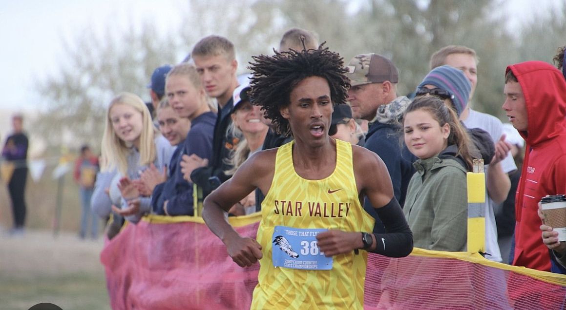 RUNNIN+FOR+MILES%3A+Junior+Habtamu+Wetzel+competing+in+state+cross+country.+He+finished+the+race+with+a+time+of+15.48+to+win+the+individual+state+title.+It+felt+really+good+to+win+after+all+the+work+I+put+in+all+season%2C+said+Wetzel.