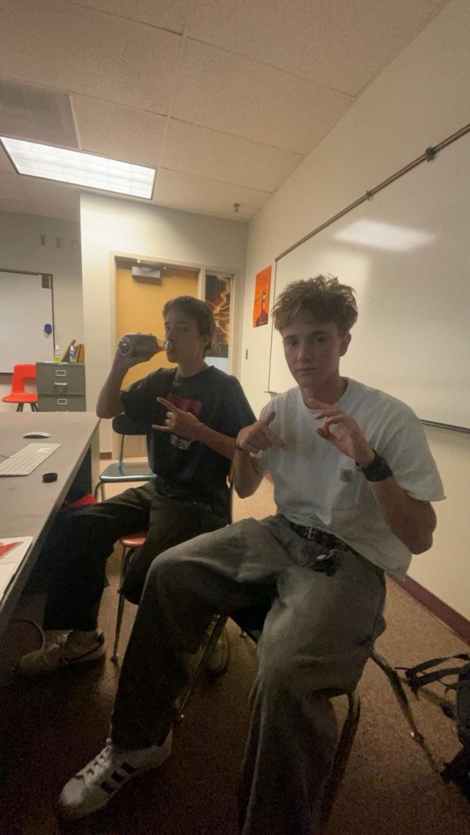 Students in an outrage about the no AirPod policy. "No AirPods makes me hate school even more now." Said Owen Lancaster. "No phones is understandable and honestly I don't care about it that much, but the no AirPods rule seems kind of stupid." Says Rhen England