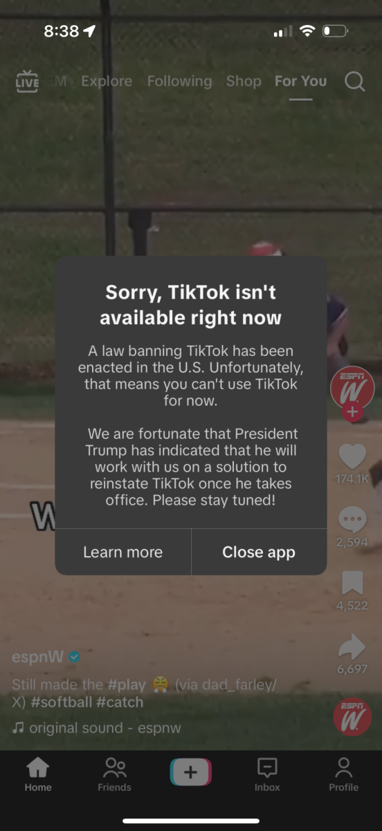 the pop-up, viewed by millions, explains how U.S. TikTok servers have been shut down. The ban was going to be enforced on Sundaythe 19th by the government, so the TikTok CEO made the executive decision to shut the app down for American himself on Saturday the 18th. 