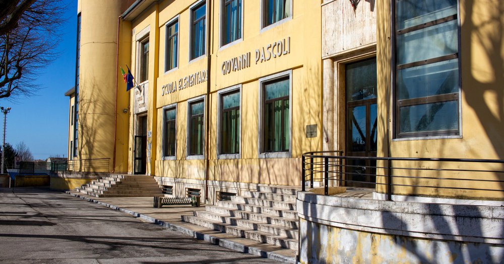 A typical school in Italy. The Italian school system is much more academically heavy and stressful than American schools. 