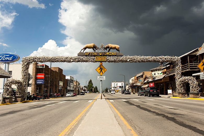 "Ever seen a town with a gateway made entirely of elk antlers?" "In Afton, Wyoming, the world’s largest elk horn arch stretches proudly across Main Street. Built from thousands of naturally shed antlers, it’s more than just a landmark it’s a symbol of local pride, tradition, and the rugged spirit of Star Valley. "Would you visit Afton to see the Elk Horn Arch in person?"
