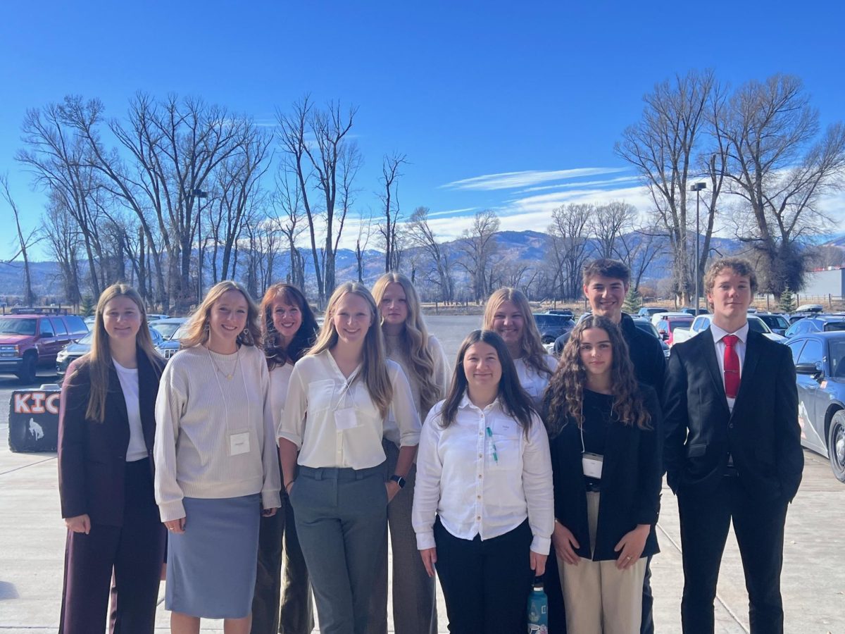 SV's Model United Nations team starts off the conference by looking sharp. Star Valley students represented multiple different countries around the world.