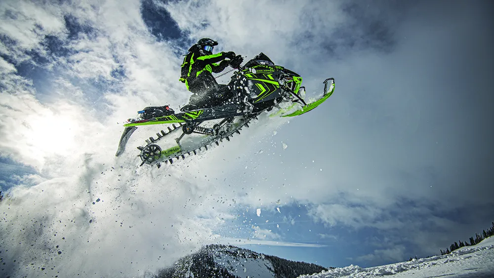 Snow bursts into the air as Cole Thomas lifts the front end like gravity is optional and control is everything. In that split second, it’s just instinct, balance, and pure adrenaline. “If you’re gonna ride, ride like you mean it.” said Thomas.